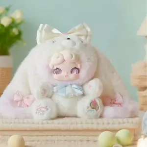 Lucky Deer Nai Good Night Sweet Tea Bunny 600% Plush Blind Box Figure - Cute Stuffed Doll Decoration! Soft Plush Material, Perfect as Desktop/Display Ornament