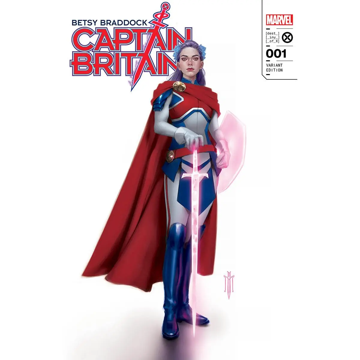 Betsy Braddock: Captain Britain #1 Unknown Comics Miguel Mercado Exclusive Vogue Var (02/22/2023)