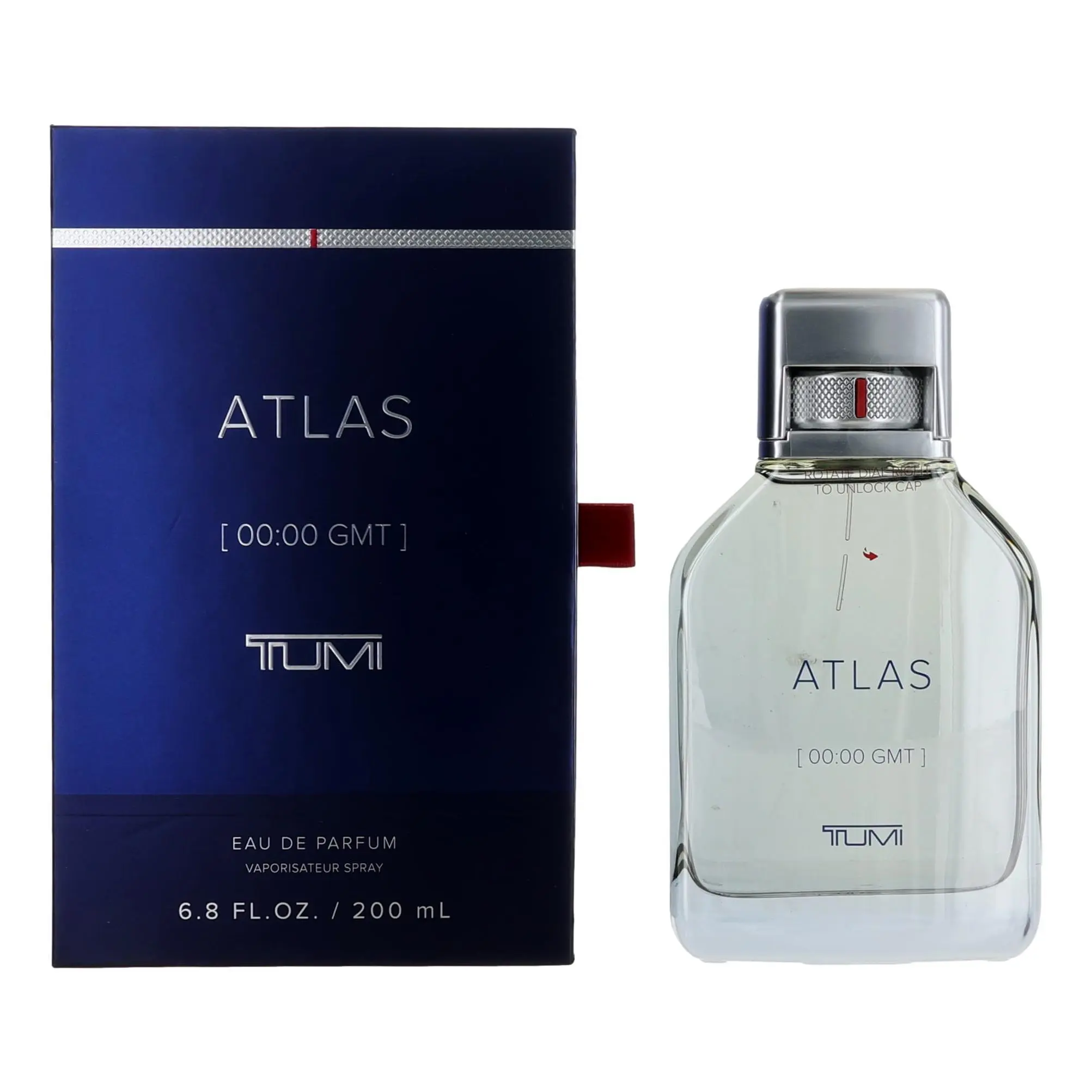 Atlas by Tumi Men's EDP Spray, 6.8 oz, 200 ml Bottle, 200ml Fragrance