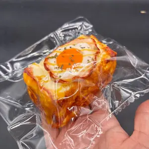 Frozen butter new detailed realistic egg toast taba squishy