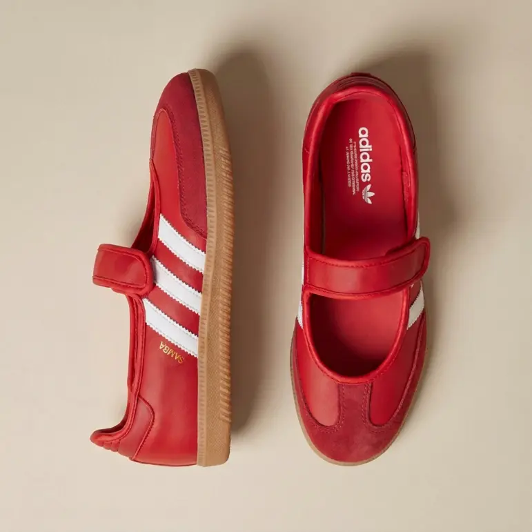 Adidas Samba Jane Scarlet White Gum JQ6446 Women's Fashion Shoes New