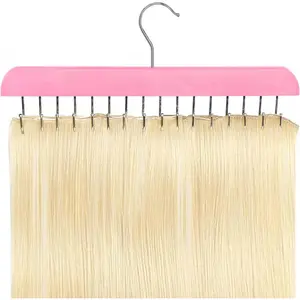Hair Extension Holder Weft Holder Hair Extension Hanger for Clip Ins Hair Holder Hair Extension Holder for Washing & Styling Hair Extension Storage Hair Extension Organizer Hair Extension Accessories