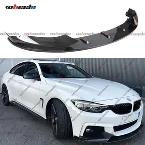 2014-2020 – BMW 4 Series F32 F33 F36 M-Sport M-Tech – 4-Piece Front Bumper Lip Splitter Kit#'s Gift#BMW4Series#F32F33F36#FrontLipKit