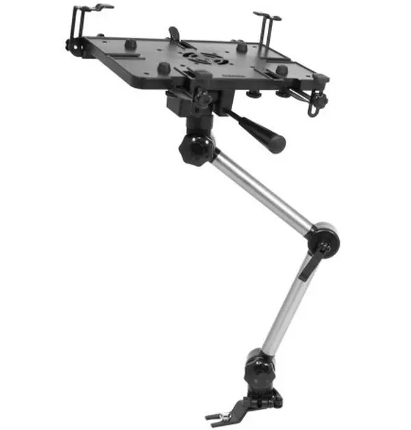 212 MAIN Mobotron MS-426 Patent Universal Heavy Duty Car Laptop & Tablet Mount, Aluminum Bolt-On Mount, Quick Release, Adjustable Arm, Telescopic Tube