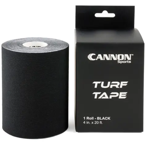 Cannon Sports Premium Turf Tape Football – 4 Inch by 20 Feet - Flexible, Breathable, Extra-Wide, Waterproof Athletic Tape – Football Tape for Turf Burn Protection