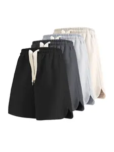 4-Pack Men’s Athletic Shorts with Side Slits – Quick-Dry Workout & Gym Activewear with Pockets (1 / 4-Pack)