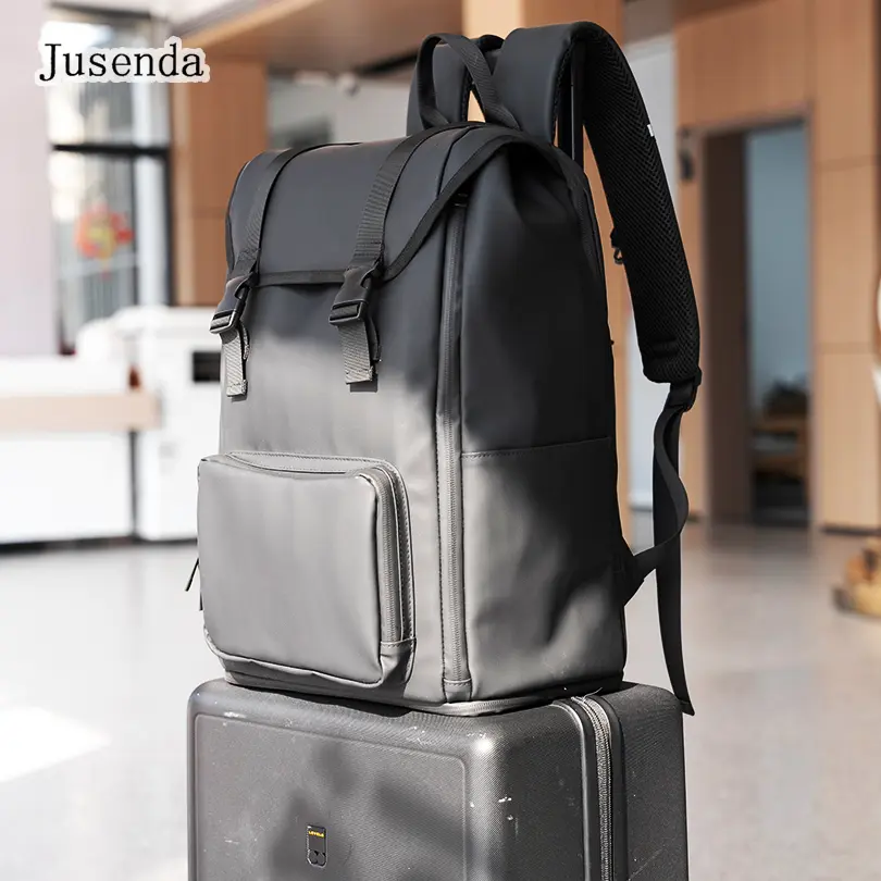Jusenda Multifunctional Backpack, Waterproof Versatile Travel Daypack for Adults with Separate Shoe Compartment & Adjustable Shoulder Strap, Water Resistant Daypack, Business, Multicompartment, Gym, Built-In Organizer, Unisex