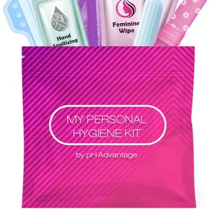 Menstrual Kit All-in-One | Convenience on The Go (Pink) Pack Plastic