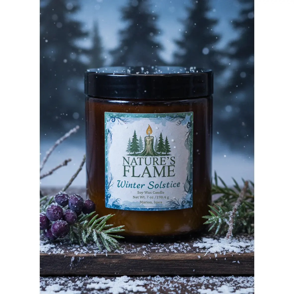 Winter Solstice 7 oz. Soy Wax Candle