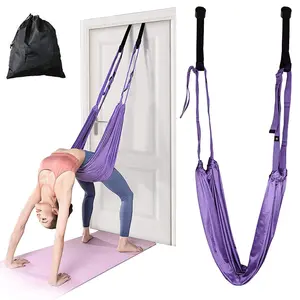 Yoga Hammock, Soft Yoga Aerial Silks, Yoga Swing, Yoga & Pilates Equipment for Home Gym Workout, Fitness Equipment for Women & Men