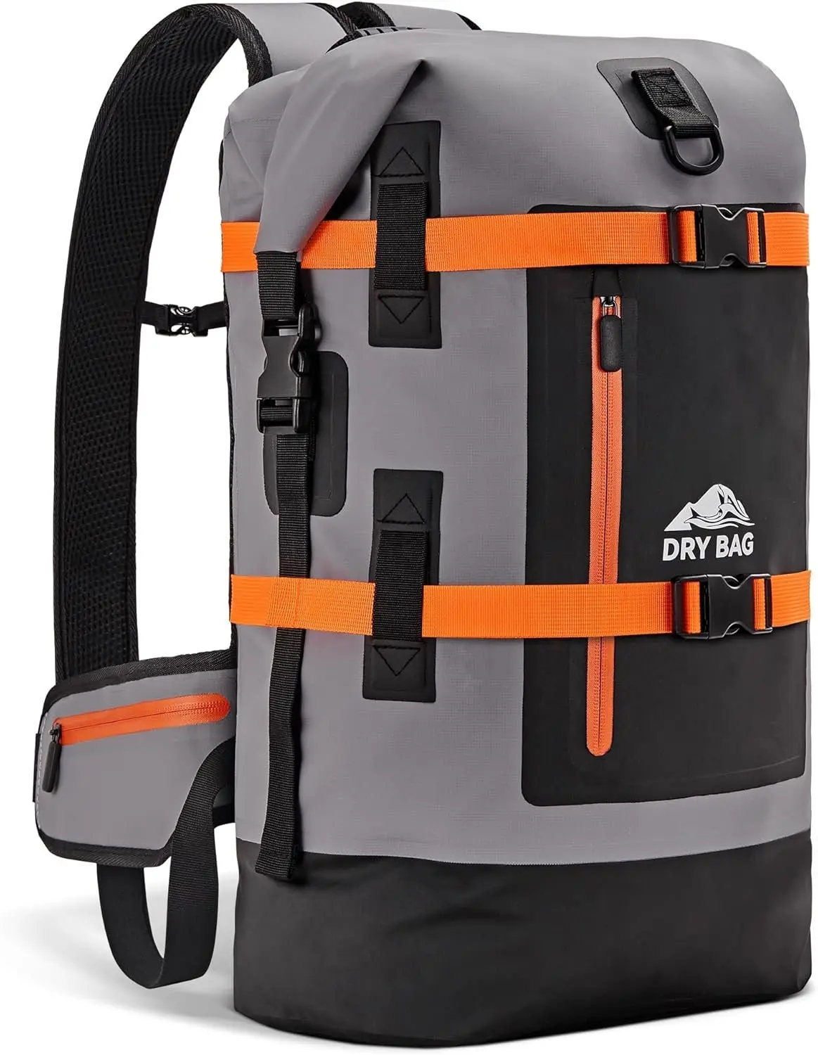 Dry Bags  Backpack 40L for Men & Women, Roll Top Heavy Duty Cushioned Hiking Backpack for Kayaking Boating Paddle Boarding Fishing Travel Camping Beach Vacation Cruise Ship Essentials