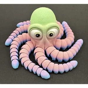 12" Flexi Octopus, Magnetic & Highly Textured - Multiple Colors & Rainbows
