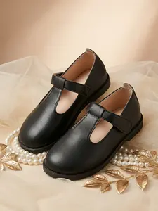 Cute Mary Jane Flats for Toddler Girls, Durable Comfortable Flat Bottom Shoes, Perfect for Parties and Daily Wear