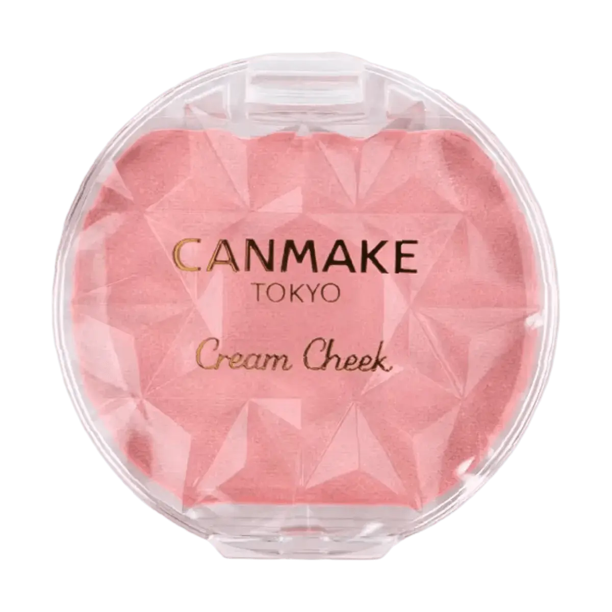 CANMAKE Creamy Touch Blush Palette - Dreamy Peach, Pearlescent Cheek & Highlight Duo, Airy Matte Finish, Japanese Makeup