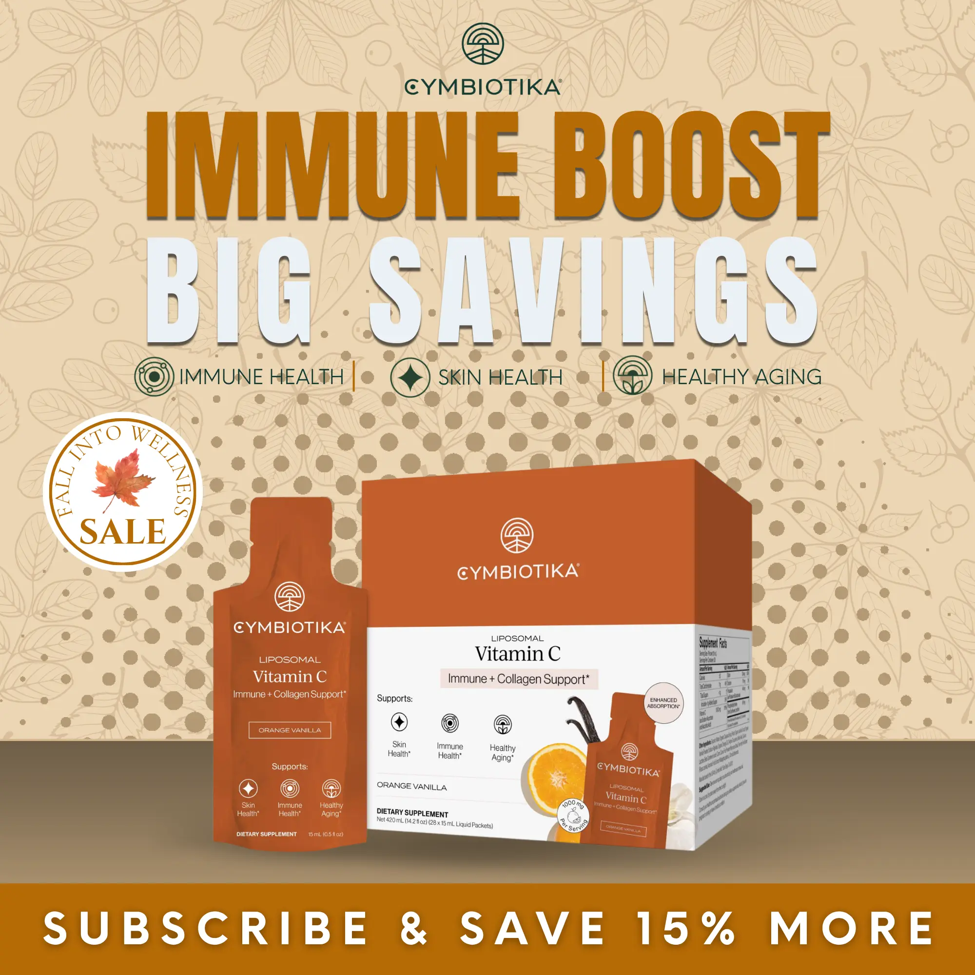 Liposomal Vitamin C | 28 Packets | Immune Defense, Collagen Production & Healthy Aging | Superior Absorption vs Standard Tablets | 100% Cassava-Derived | Camu Camu, Acerola & Rosehip | Biotin | Antioxidant Support | Plant-Based | Third-Party Tested