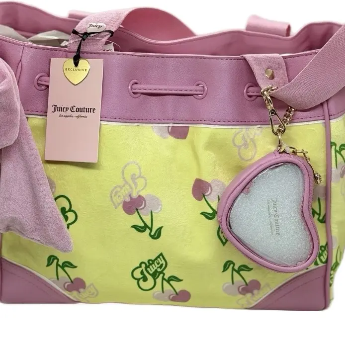 Juicy Couture Cherry Gelato Daydreamer Tote Bag - Yellow
