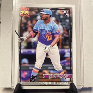 2026 Topps Series 1 Yanquiel Fernández 1991 Topps Baseball #T91-61 Rockies