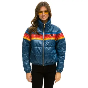 5 STRIPE APRES JACKET - GLOSSY DARK BLUE 5 STRIPE APRES JACKET - GLOSSY DARK BLUE