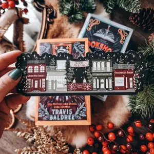 Christmas Village Bookmark | Holiday Bookmark