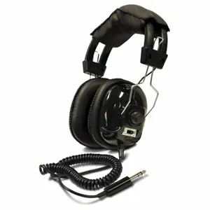 212 MAIN Teknetics Plastic Metal Detector Headset - Plug-In, Cable-Connected, Adapter-Compatible, Stereo Audio, Adjustable for Tools & Hardware Use