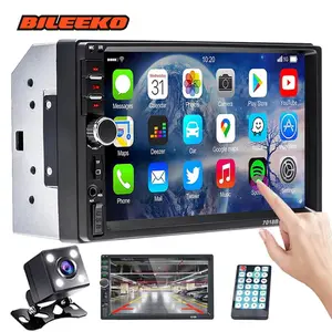 Car Smart Device! 2026 New Model Bileeko 2din 7 Inch Touch Screen Car Stereo Bluetooth-compatible Video Playback Reverse Camera Compatible Fm Radio Multimedia Navigation