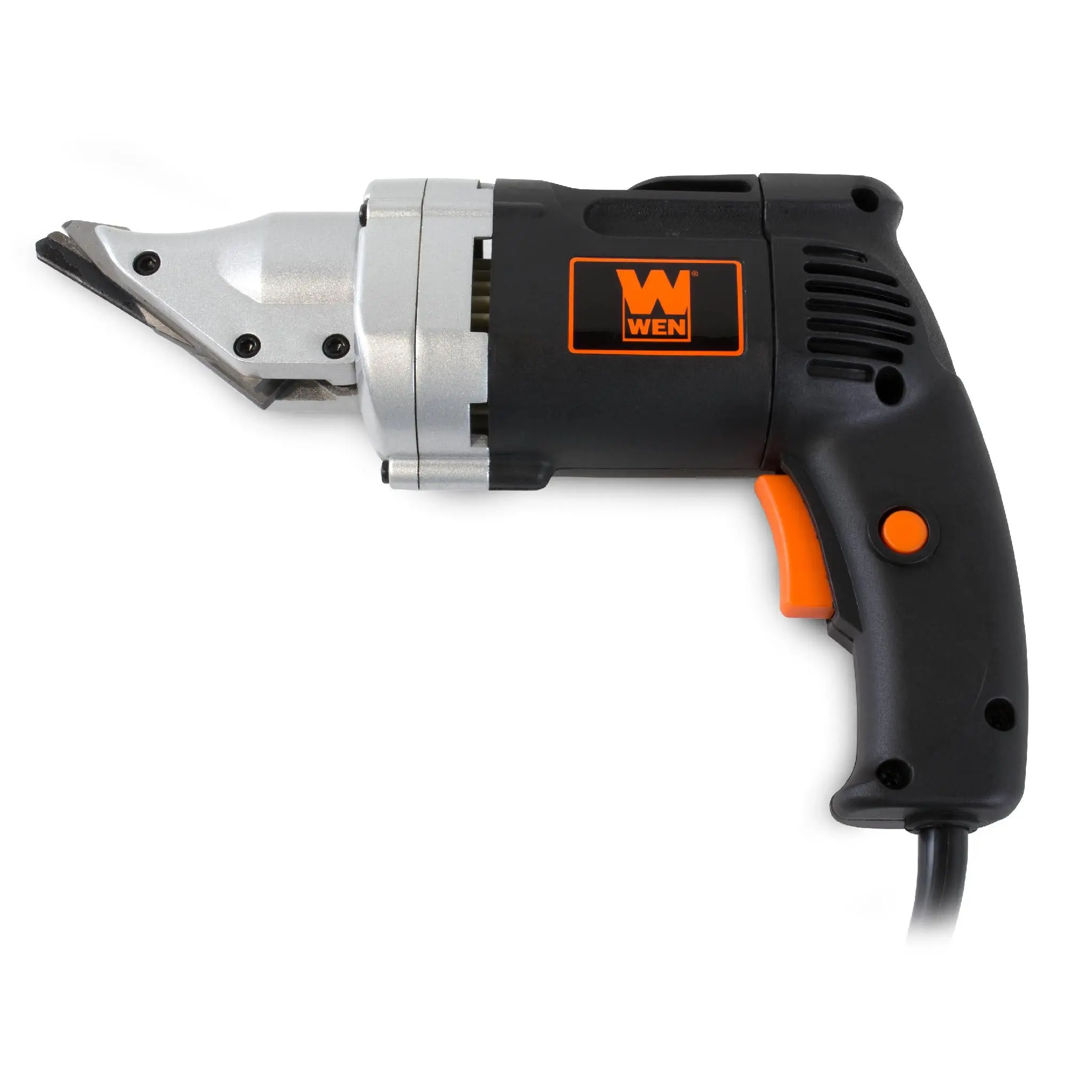 WEN 3650 Variable Speed Swivel Head Electric Metal Shears, Industrial Cutting Tool for Metal Fabrication