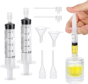 Perfume Refill Tool Kit, 8pcs Plastic Clear Perfume Dispenser Transfer Tool Set, Perfume Funnel Cosmetic Dispenser Pump Transfer Tool for Travel Refillable Perfume Atomizer Refill Tool