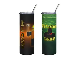 Roblox Bloxy Cola & Witch Brew Tumbler – 20oz Stainless Steel Tumbler For hot & cold drinks, Best Gift For Roblox Gamer