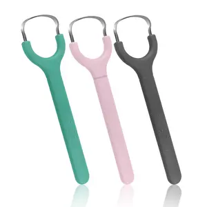 3 PCS Tongue Scraper for Adults, Stainless Steel Tongue Scraper, Aids in Fresh Breath & Oral Care, Ergonomic Design, Travel-Friendly and Easy Cleaning...