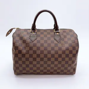 Pre-owned Louis Vuitton cavans Shoulder Bags Damier Ebene Speedy 30（SD1142）