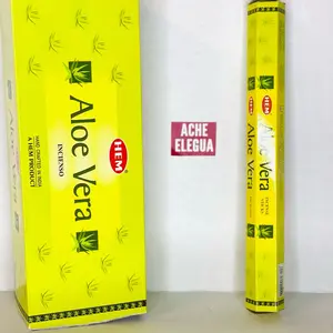 Hem Aloe Vera Incense Stick for Aromatherapy and Relaxation - Natural Scented Fragrance for Freshening Air and Calming Atmosphere
