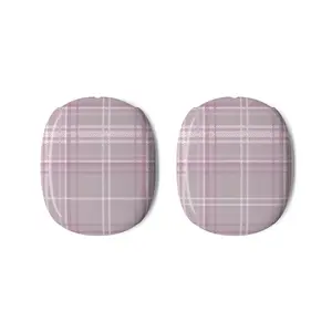 The Plaid Edit Mauve AirPods Max Shell Case
