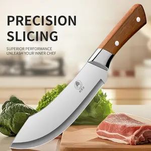 Ultra Sharp Folding Stainless Steel Butcher Knife, Precision Cutting Trimming Peeling Tool for Professional Chefs, Durable Kitchen Equipment