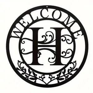 Personalized Family Name Metal Sign, Custom Family Sign with Letters, Unique Birthday Gift, 12 Inch Home Decor, Garden Decoration