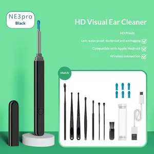 Portable Type-C Rechargeable Ear Wax Remover with HD Camera, Waterproof Endoscope, 360° Wide Angle, Compatible with iPhone and Android Perfect for birthday gifts and Christmas presents