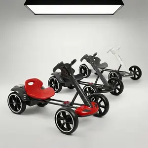 Safe Low-Speed 3-Wheeler Kids Go Kart, 12V Dual Motor Electric Ride On Car with Soft Start, Perfect First Electric Vehicle for Toddlers with Remote Control
