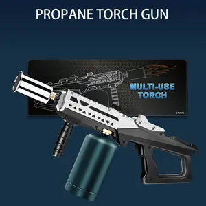 Propane Torch Gun, Essential for Family and Friends Gatherings, Suitable for Barbecuing, Welding, Outdoor Camping, Campfires and Weeding.(Propane Tank Not Included)