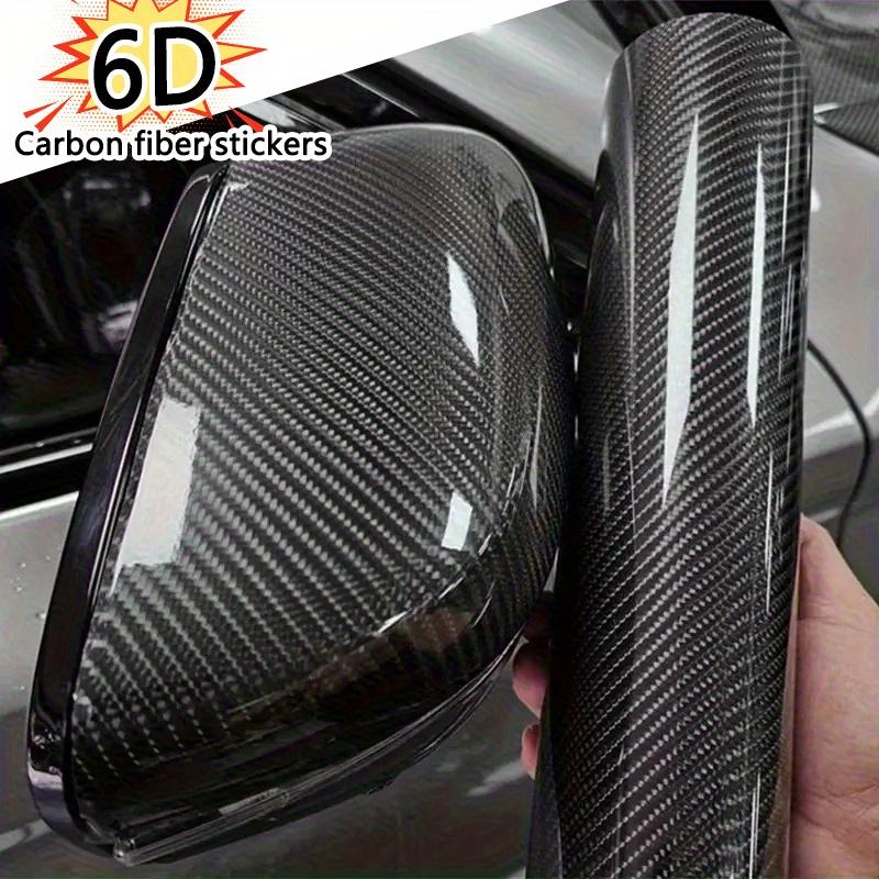 1PC 7.87x59.06-inch Vinyl 6D Carbon Fiber Car Sticker Is Waterproof and Easy To Apply Without Leaving A Trace Suitable for Car Hoods Jeep Trucks SUV Motorcycles Self-adhesive Protective Film for Car Beauty Enthusiasts Car Decals