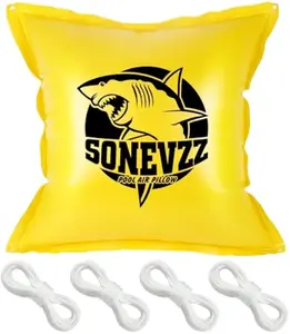 4 x 4 Ft Pool Pillow – Heavy-Duty Winter Shield ️ | Above-Ground Pool Closing Kit | Ultra-Thick 0.40mm Cold-Resistant Vinyl | Rope Included