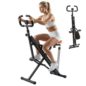 Glute & Leg Trainer, 3 Squat Angle Options, 330LBS Capacity Foldable Squat Assist Rower with Exclusive  Connection