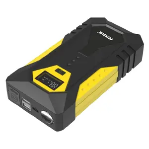 Car emergency starting power supply, multifunctional car jump starter, 12V car and motorcycle starter