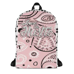 Love The Hustle Bandana Backpack, Light Pink Tops