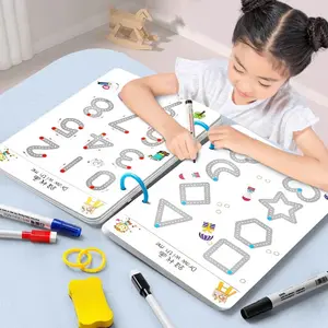 32-Page Reusable Magic Practice Notebook Set | Whole Brain Development, Writing & Art for Kids Ages 5–8