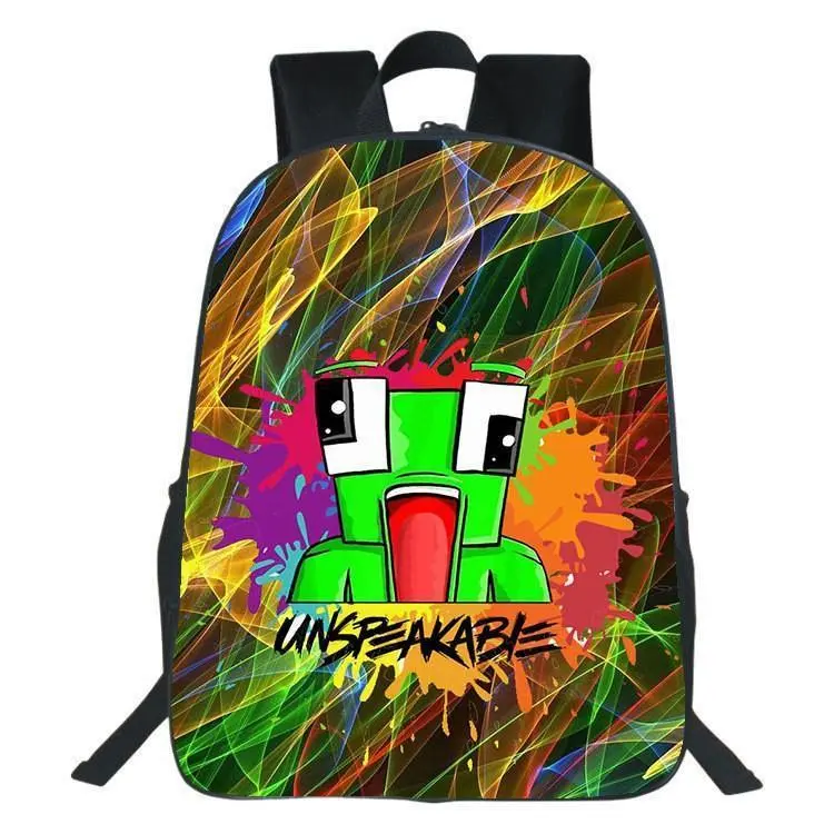 UNSPEAKABLE 19 Anime Backpack for WomenMenTeens, Day Packs Knapsacks Casual Backpacks Gift for Gym Travel Camping Outdoor Work Business