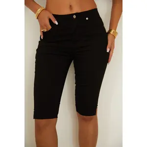 Stefania Capri Pant - Black