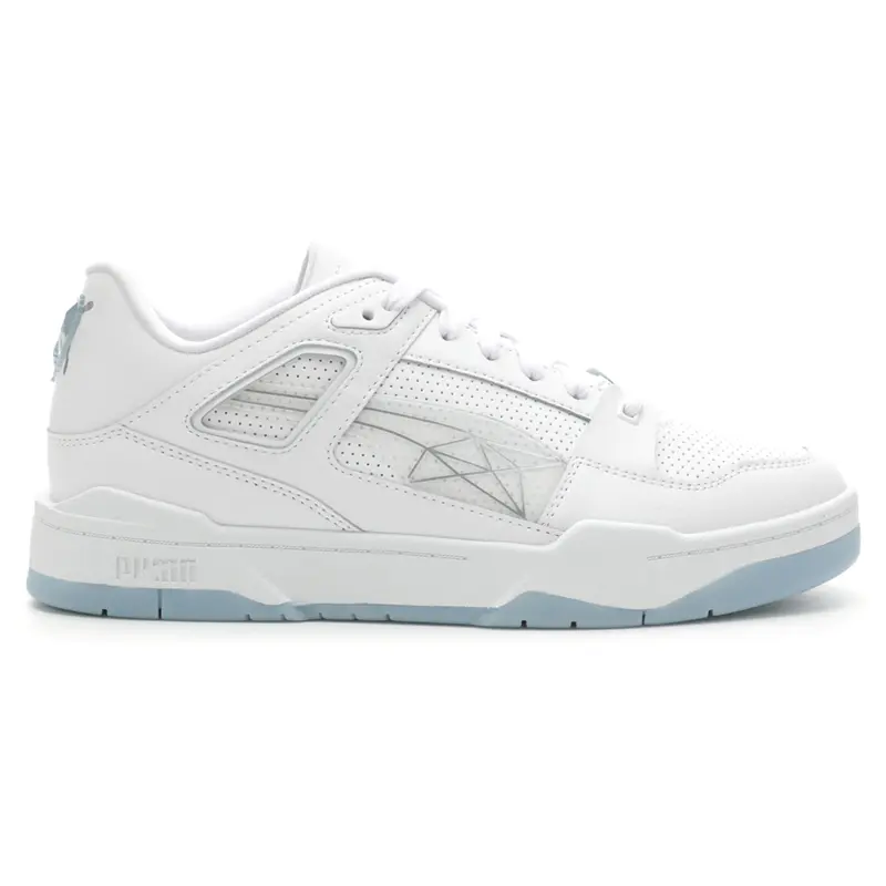 PUMA Mens Slipstream Forever Diamond Lace Up Sneakers Shoes Casual - White