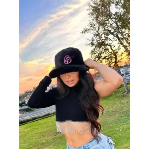 Pink Cali Baby - Furry Bucket Hat