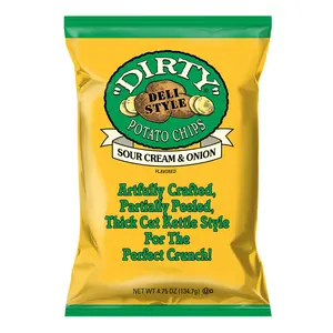 Dirty Kettle Style Potato Chips Sour Cream & Onion 4.75 oz