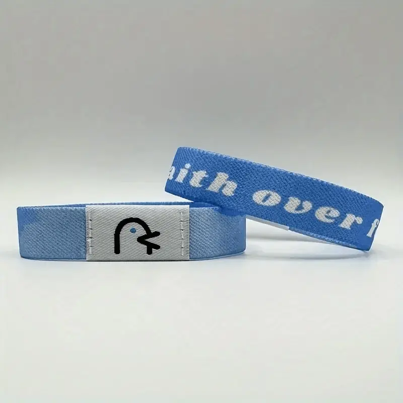 Wristband with Bible Verse, Woven Polyester Unisex Sports Accessory with Waterproof NFC Chip for Daily Wear & Gifting, Sports Accessories, Daily Occasion, Fitness Accessories, Gift-Giving Occasion