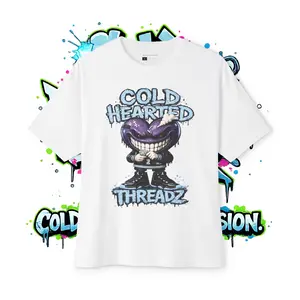 Cold Hearted Threadz CHT 6.8oz 100% Cotton Premium Custom Halftoned DTF T-shirt